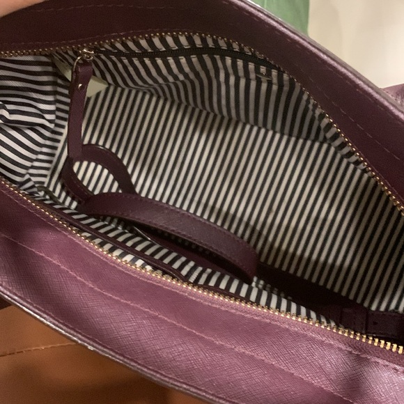 Kate Spade Cameron St Candace Satchel & Saffiano Leather Wallet In Blackberry - Picture 9 of 13